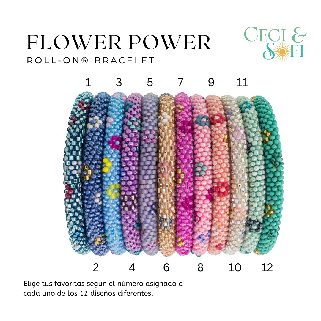 Roll-On® Bracelets -FLOWER POWER-