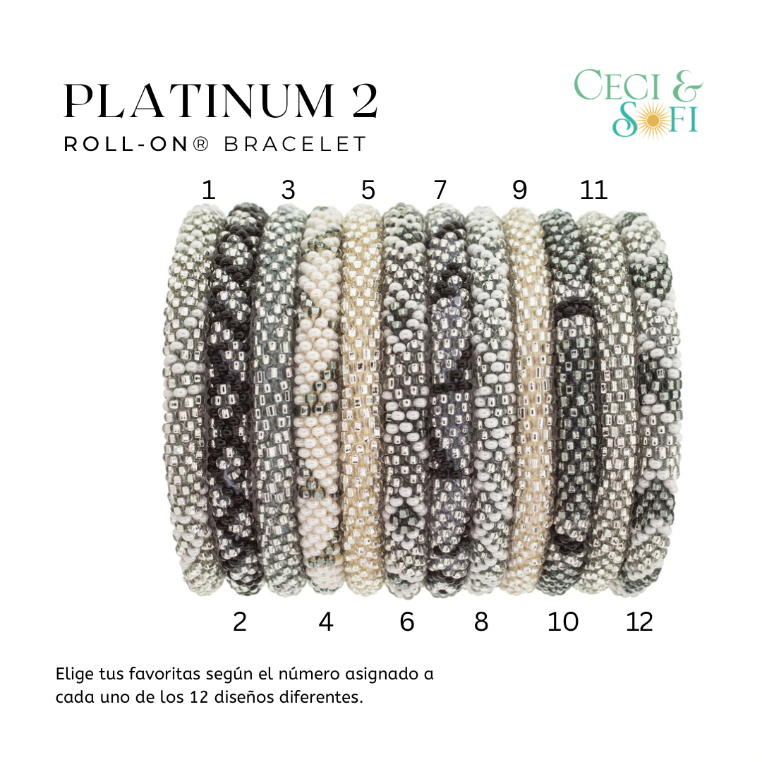 Roll-On® Bracelets -Platinum-