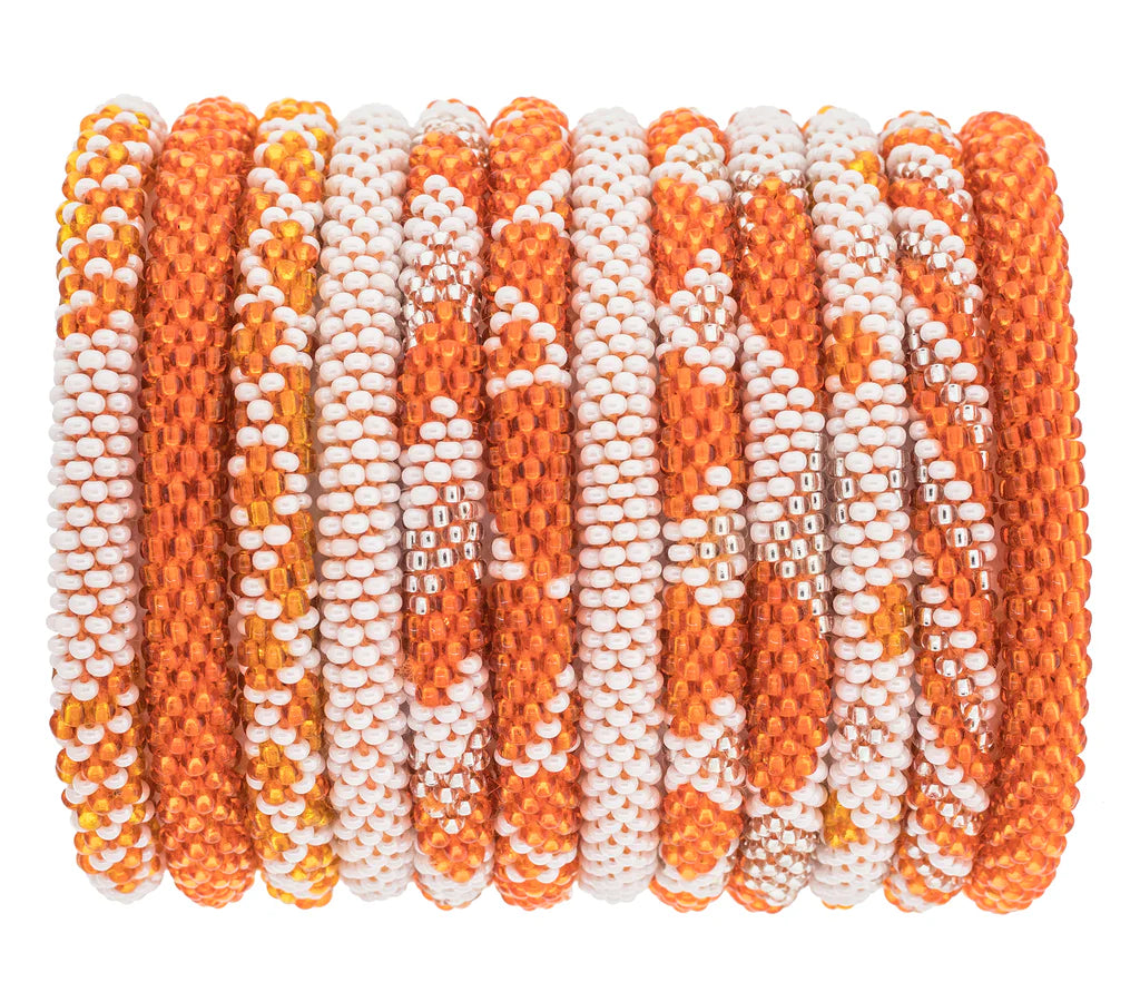 Get Game Day ROLL-ON® BRACELETS BURNT ORANGE Set of 12