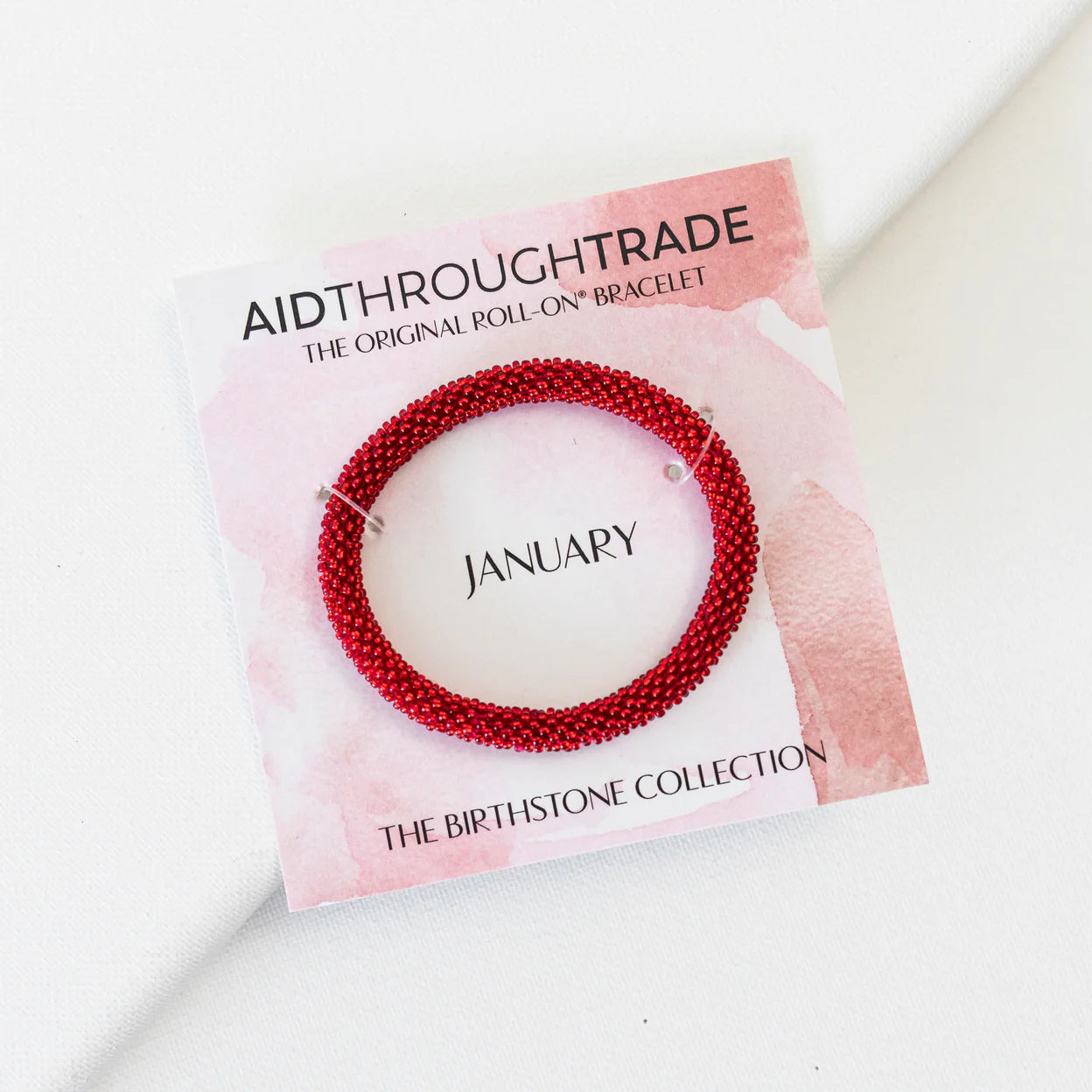 January Birthstone Roll-On® Bracelet