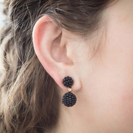 The Waldorf Earring-Black
