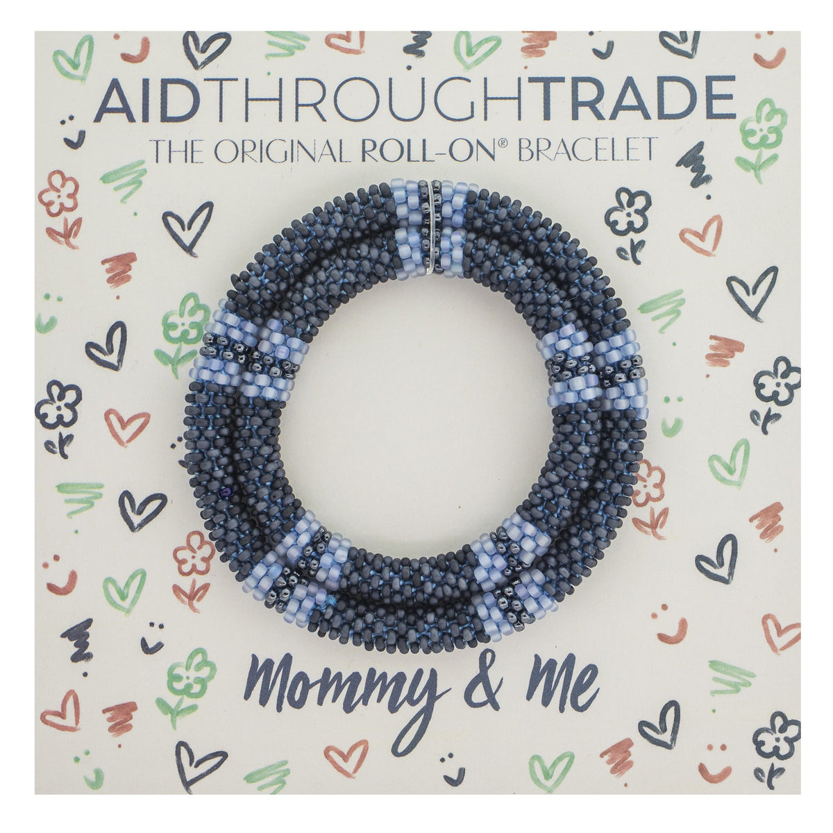 Mommy & Me Roll-On® Bracelets - Midnight Blue