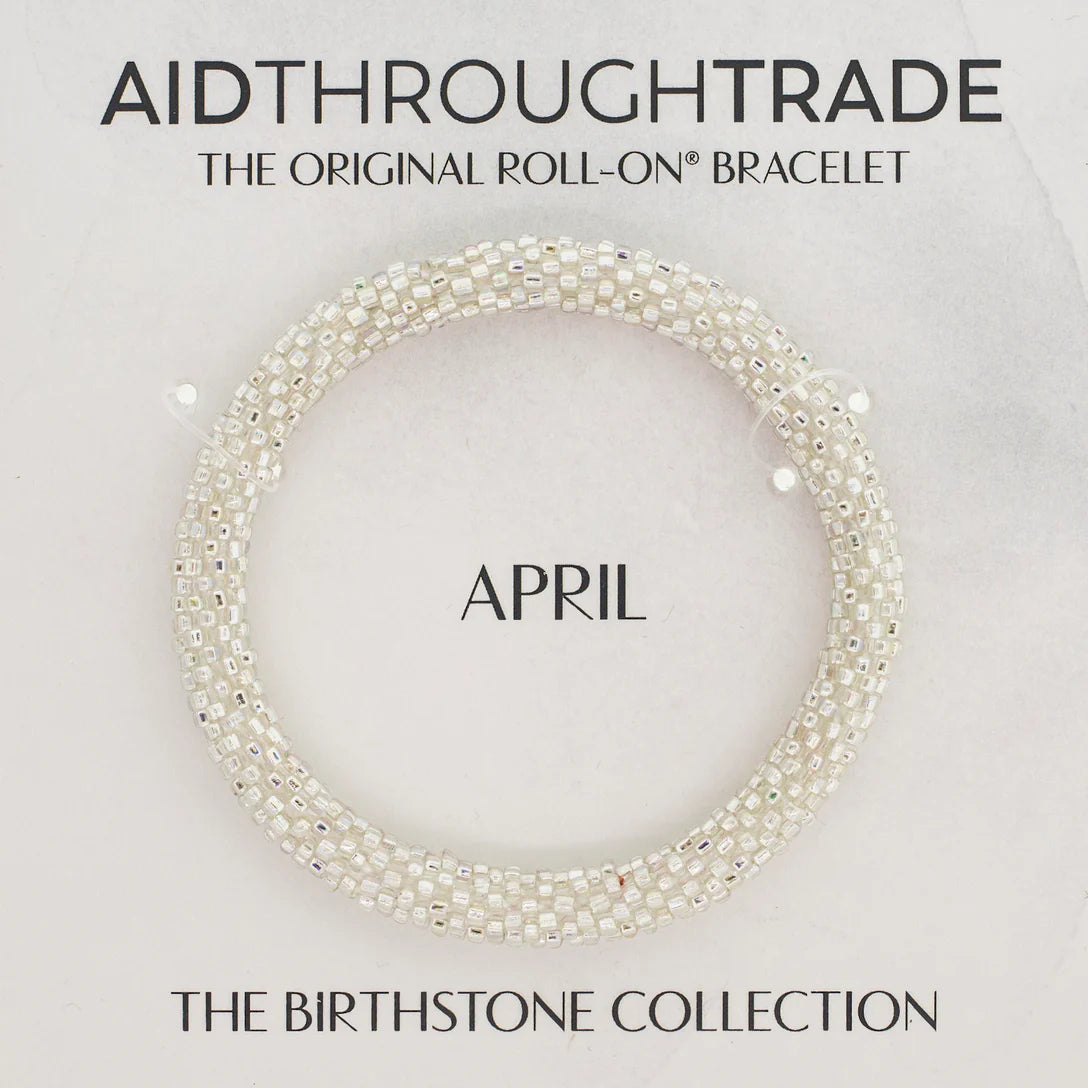 April Birthstone Roll-On® Bracelet