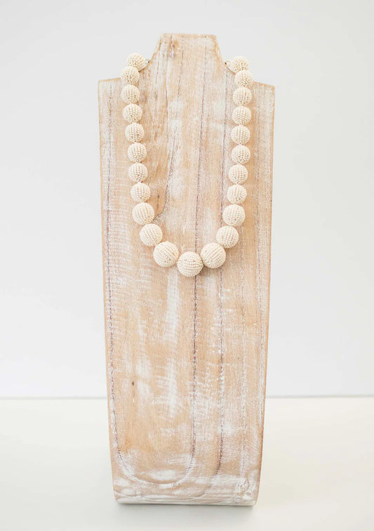 The Olivia Necklace-Cream