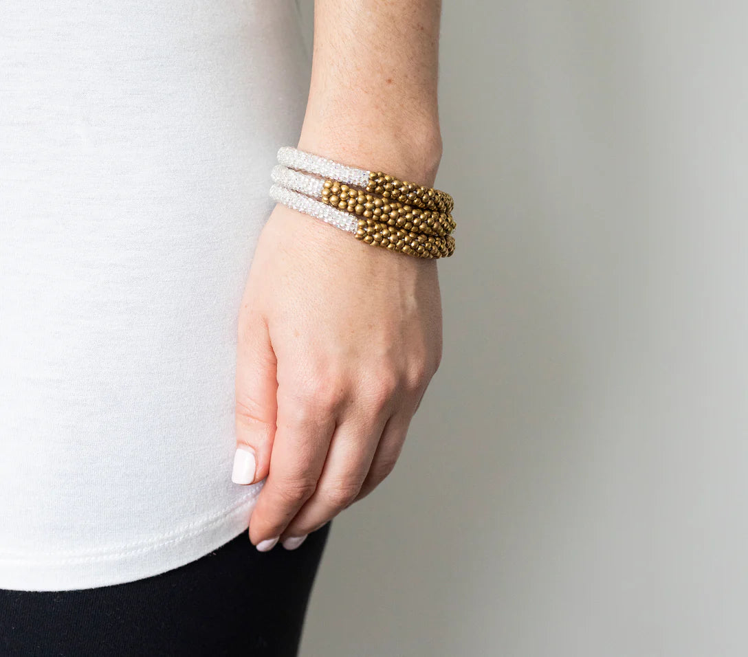 Statement Roll-On® Bracelets Golden Division Silver