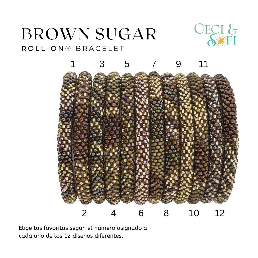 Roll-On® Bracelets -BROWN SUGAR-