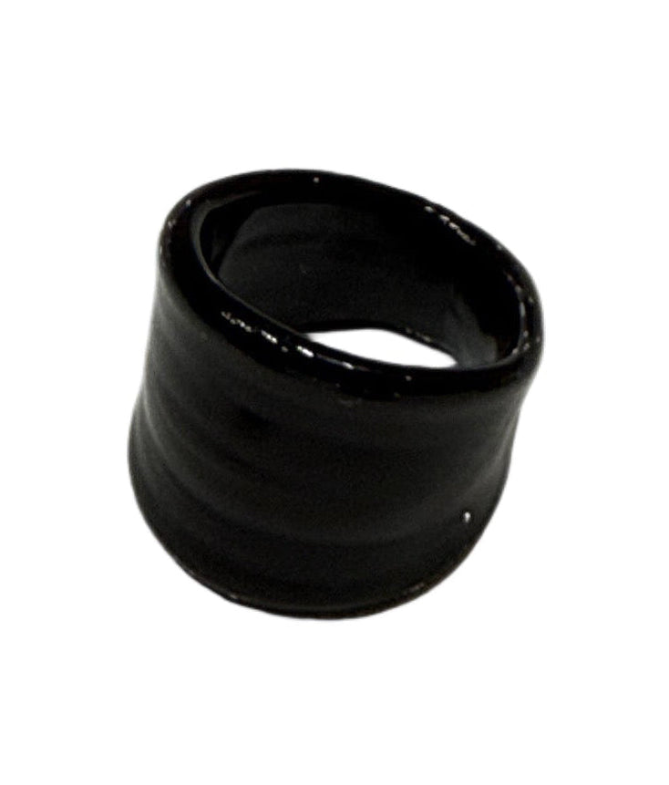 Black Glass Ring