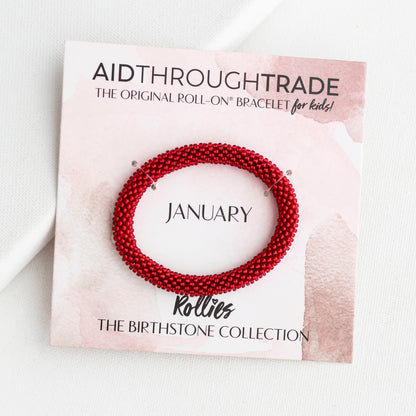 January  Birthstone Rollies – The Original Roll-On® Bracelet for kids!