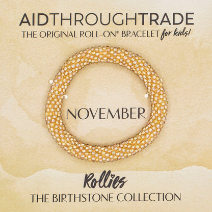 November Birthstone Rollies – The Original Roll-On® Bracelet for kids!