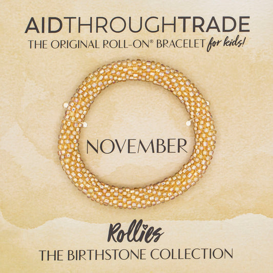 November Birthstone Rollies – The Original Roll-On® Bracelet for kids!