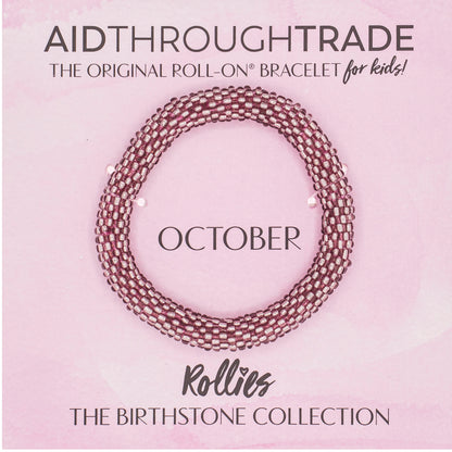 October Birthstone Rollies – The Original Roll-On® Bracelet for kids!