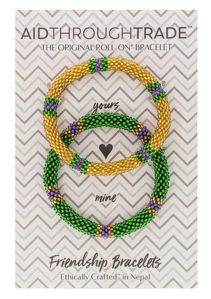 Roll-On® Friendship Bracelets Mardi Gras