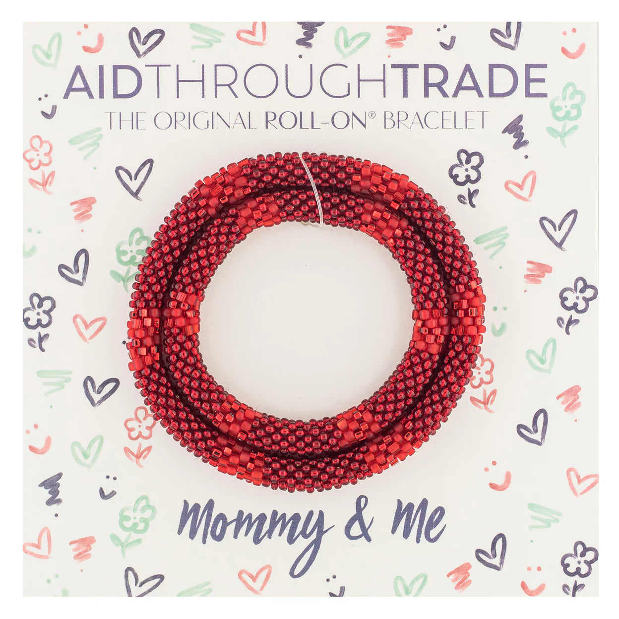 Mommy & Me Roll-On® Bracelets Scarlet