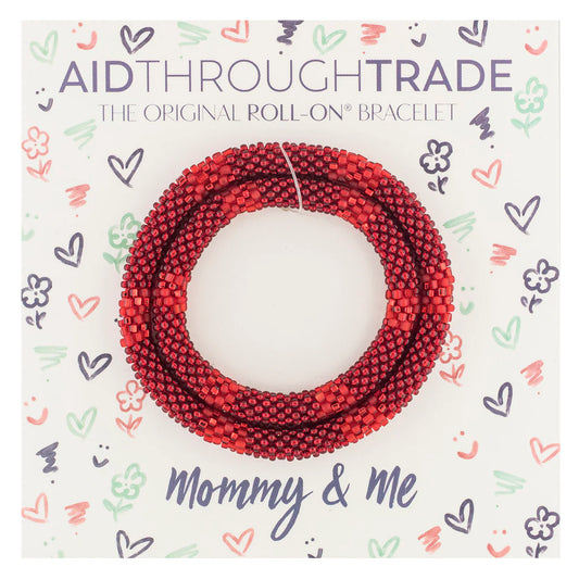 Mommy & Me Roll-On® Bracelets Scarlet