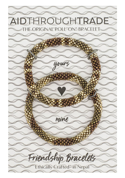 Roll-On® Friendship Bracelets- Brown Sugar -