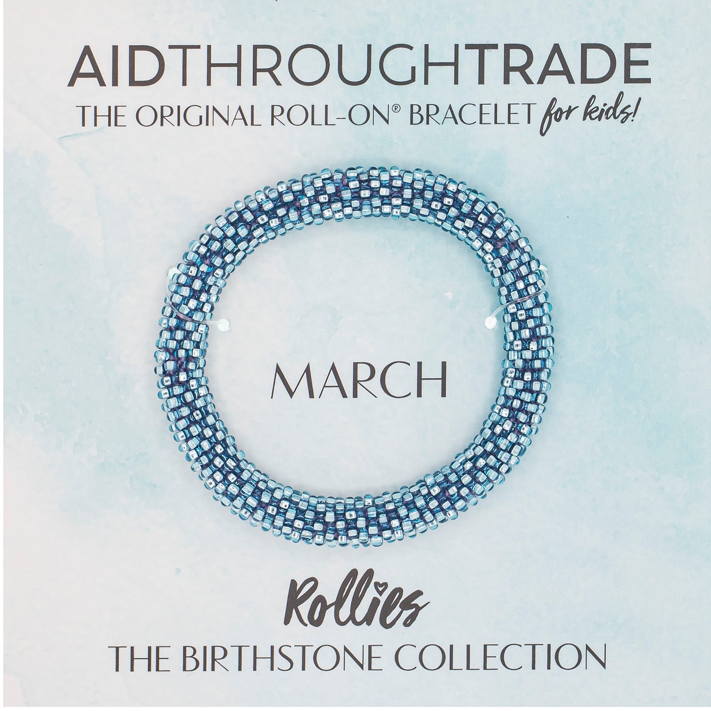 March Birthstone Rollies – The Original Roll-On® Bracelet for kids!