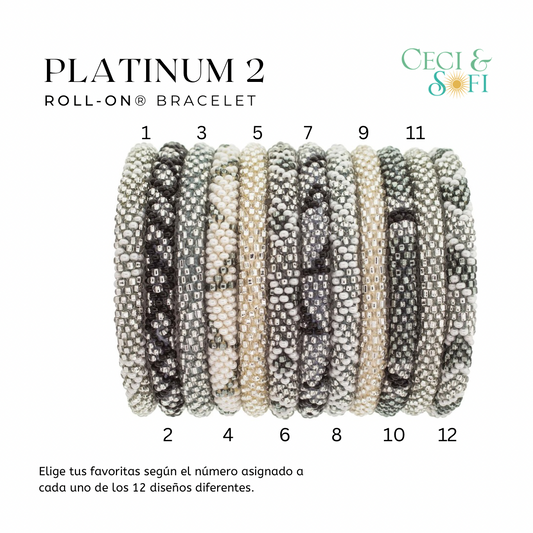 Roll-On® Bracelets -PLATINUM-