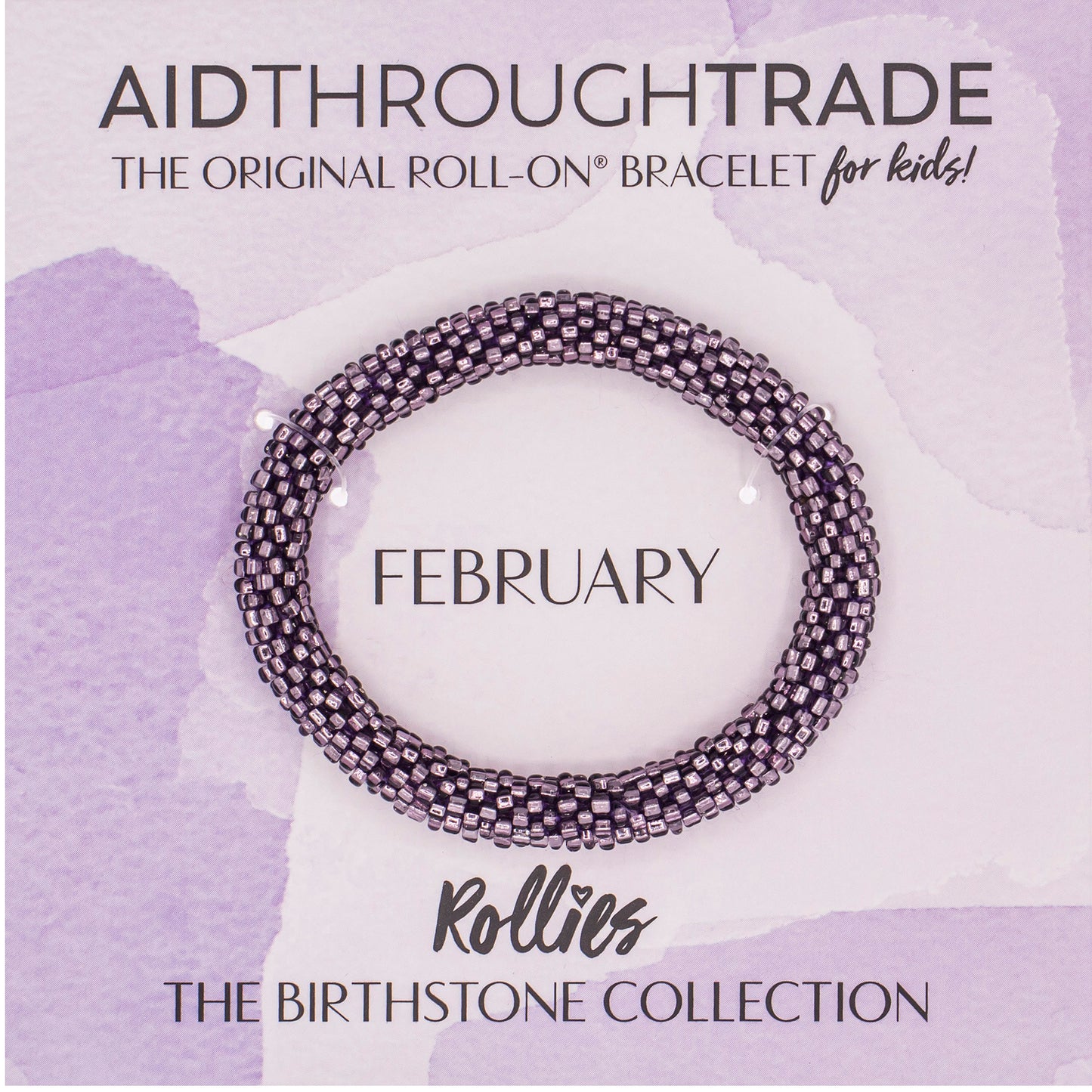 February Birthstone Rollies – The Original Roll-On® Bracelet for kids!