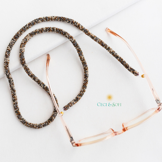 THE ROLL-ON® EYEGLASS CORD - Hazel -