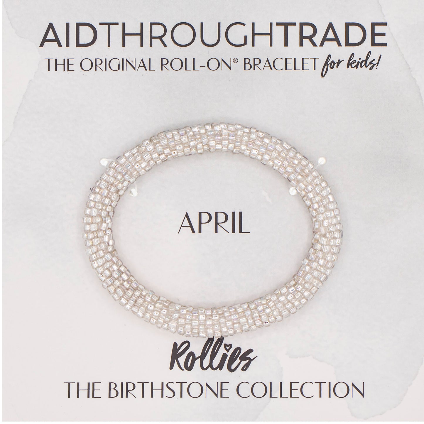 April Birthstone Rollies – The Original Roll-On® Bracelet for kids!