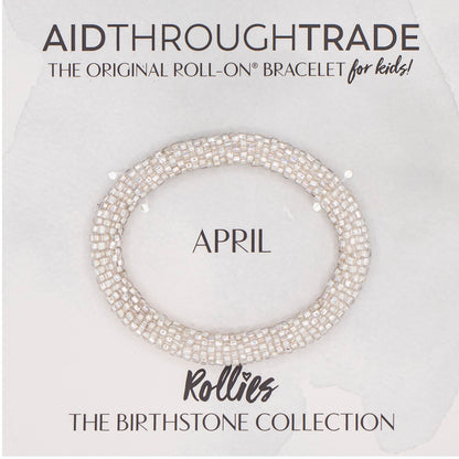 April Birthstone Rollies – The Original Roll-On® Bracelet for kids!