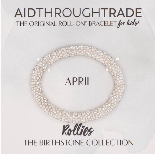 April Birthstone Rollies – The Original Roll-On® Bracelet for kids!