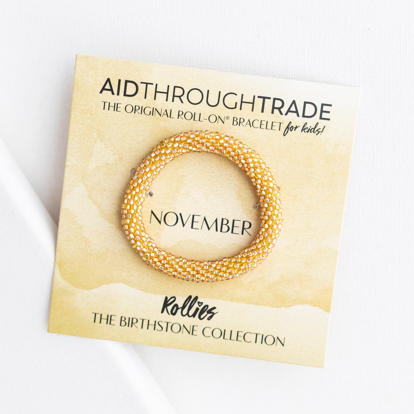 November Birthstone Rollies – The Original Roll-On® Bracelet for kids!