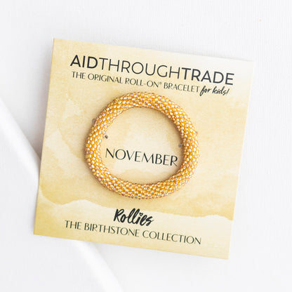 November Birthstone Rollies – The Original Roll-On® Bracelet for kids!