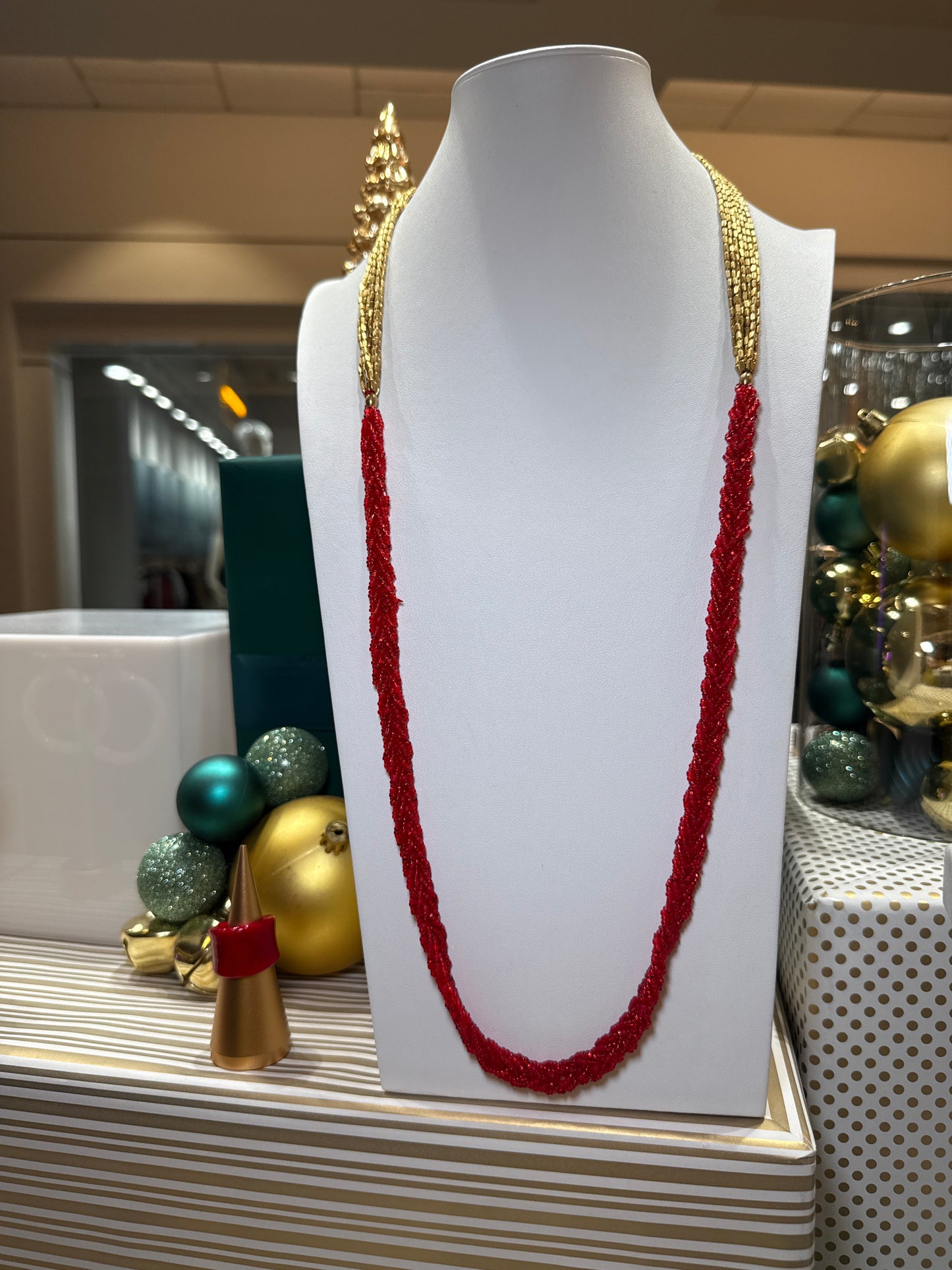 Hema Herringbone Scarlet