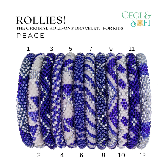 ***NEW*** KIDS ROLL-ON® BRACELETS (QTY. 1) - PEACE ✌️