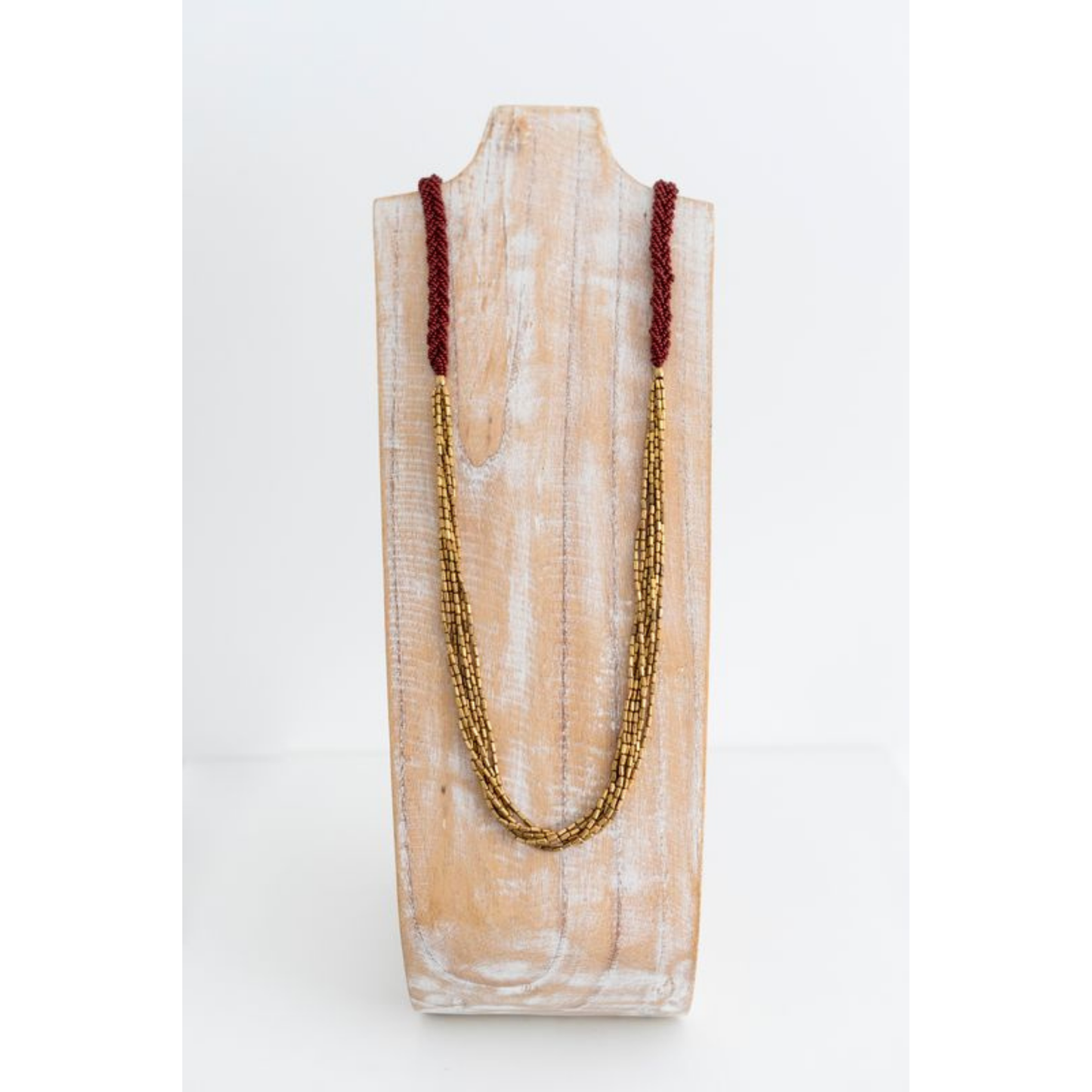 Hema Herringbone-Garnet