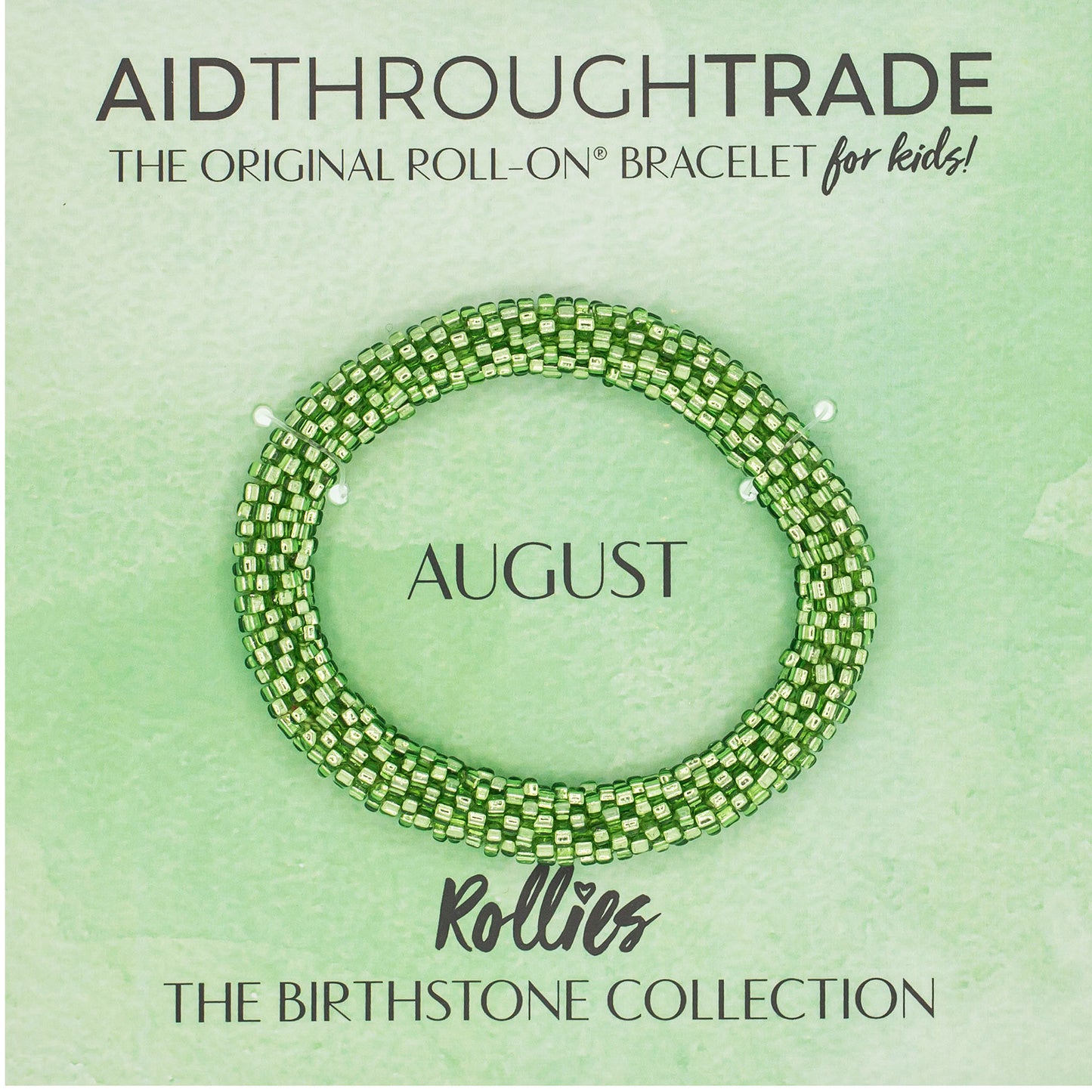 August Birthstone Rollies – The Original Roll-On® Bracelet for kids!