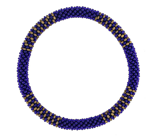 Men's Roll-On® Bracelet Gold & Navy