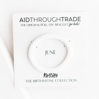 June Birthstone Rollies – The Original Roll-On® Bracelet for kids!