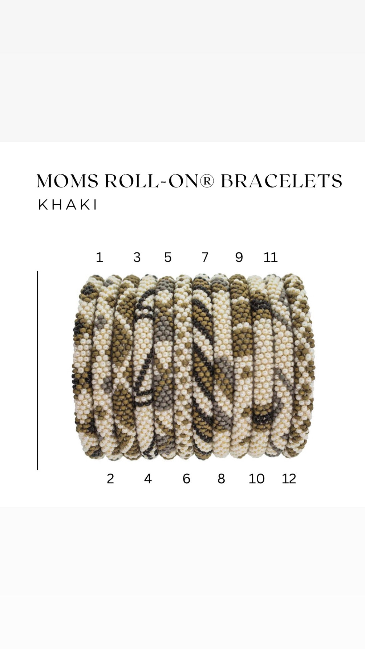 Roll-On® Bracelets - KHAKI -