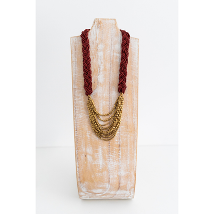 The Braided Hema - Garnet