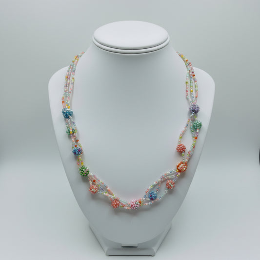 Party Time Sophia Necklace-Confetti