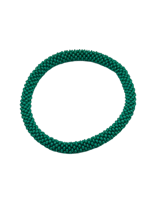 The Roll-On® Bracelet in 8” - Solid Green