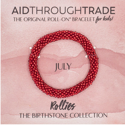 July Birthstone Rollies – The Original Roll-On® Bracelet for kids!