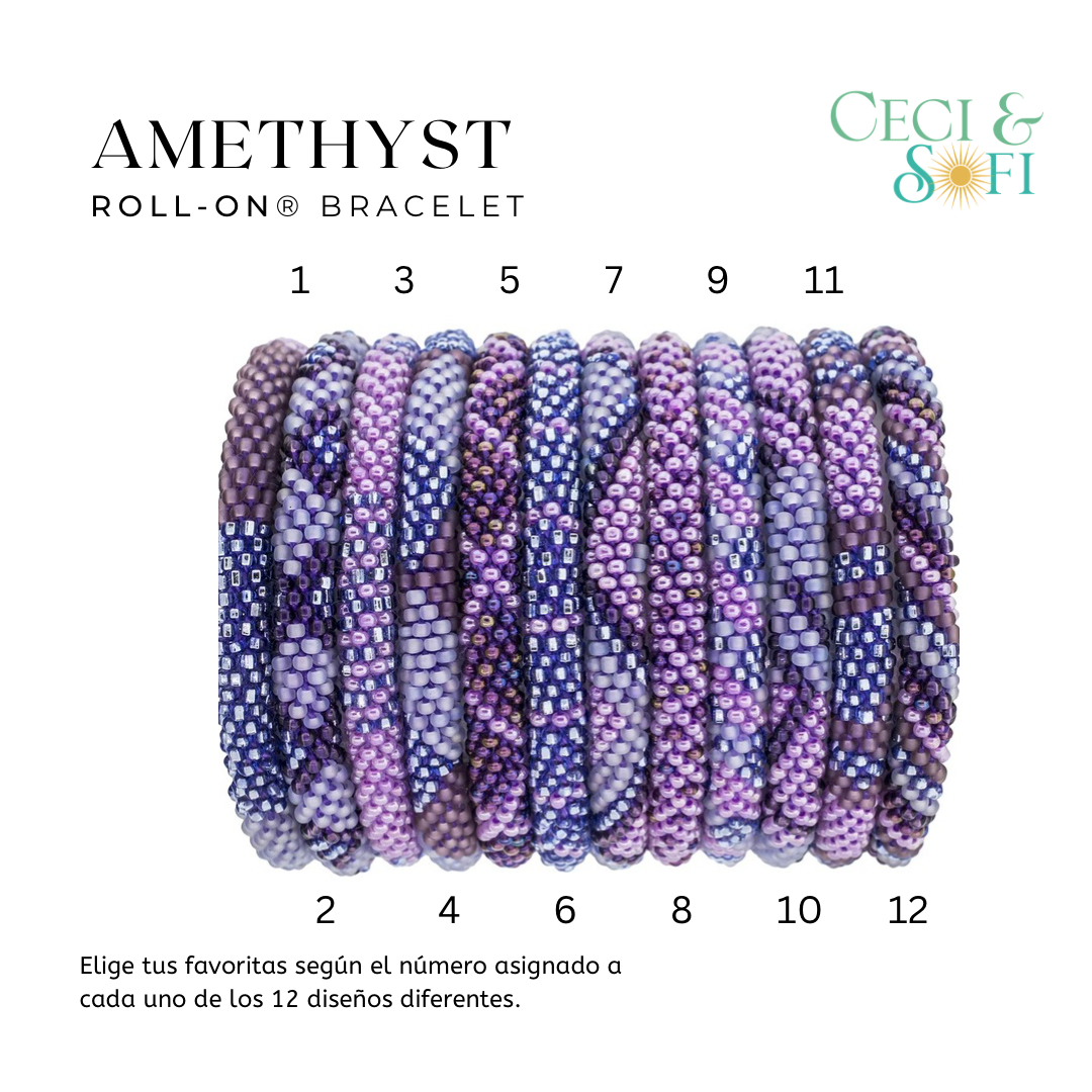 Roll-On® Bracelets -AMETHYST-
