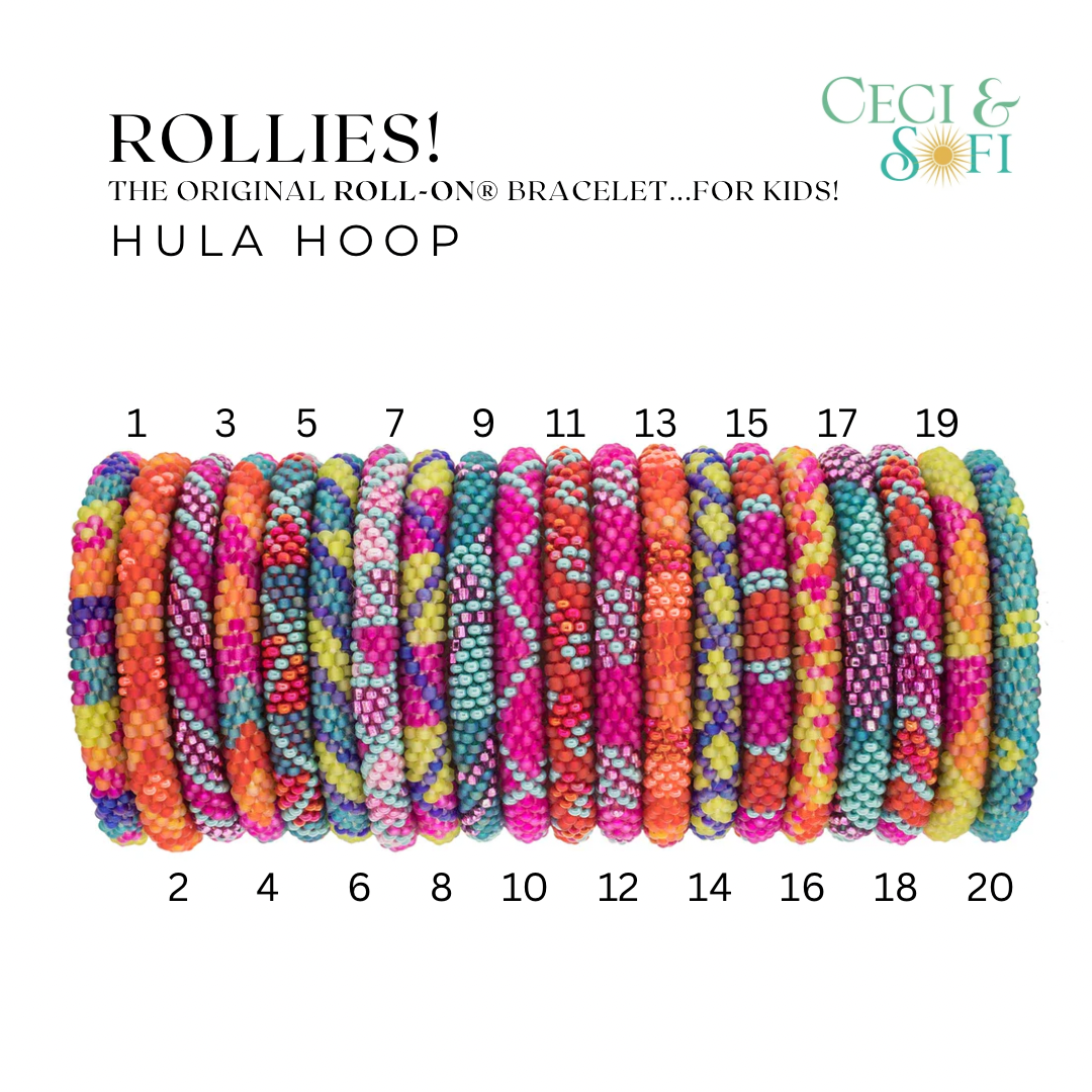 KIDS ROLL-ON® BRACELETS (QTY. 1) - HULA HOOP 🧡💖