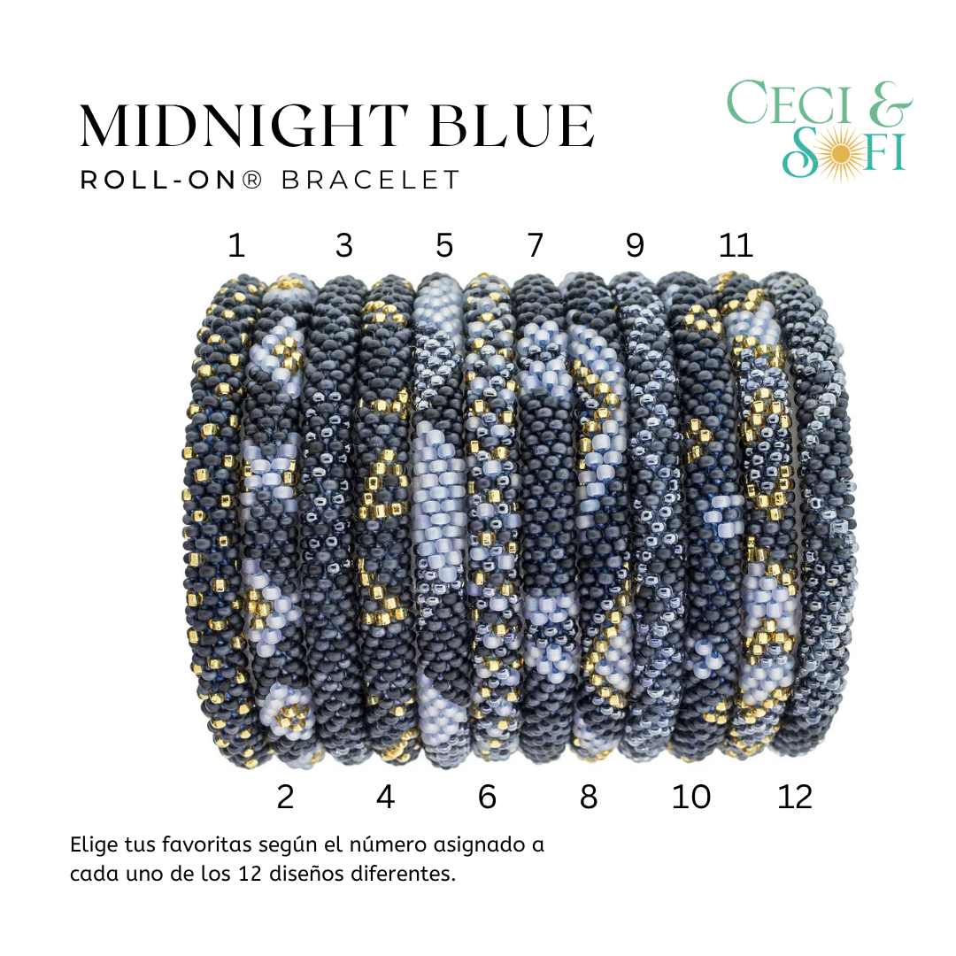 Roll-On® Bracelets -MIDNIGHT BLUE-