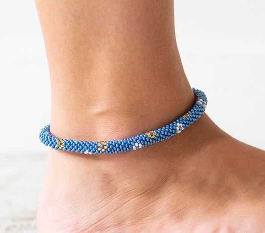 Roll-On® Anklet- Flower Power