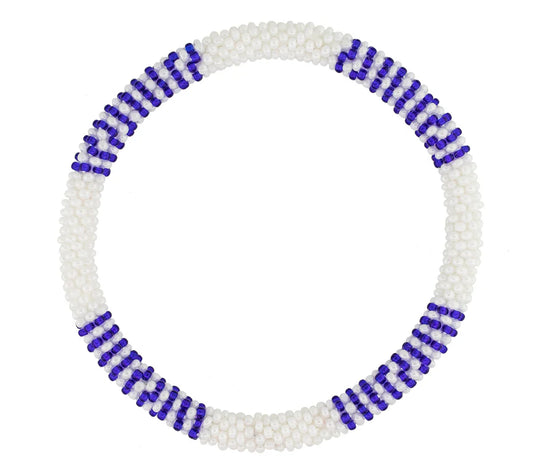 Men's Roll-On® Bracelet Blue & White