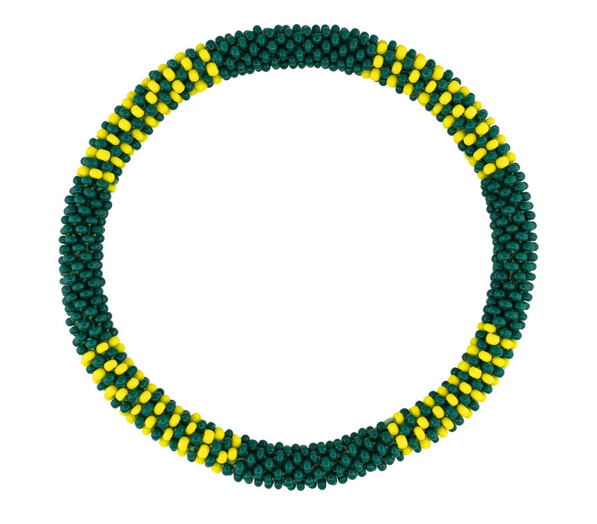 8 1/2” Men's Roll-On® Bracelet - Yellow & Green