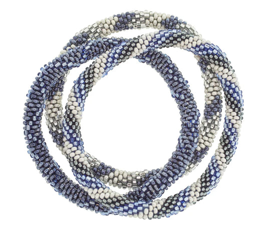 8 Inch Roll-On® Bracelets Denim