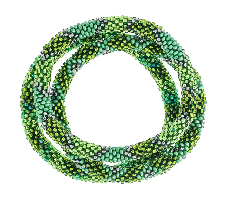 8 Inch Roll-On® Bracelets Emerald