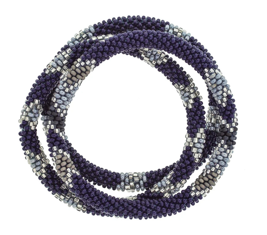 8 Inch Roll-On® Bracelets Indigo