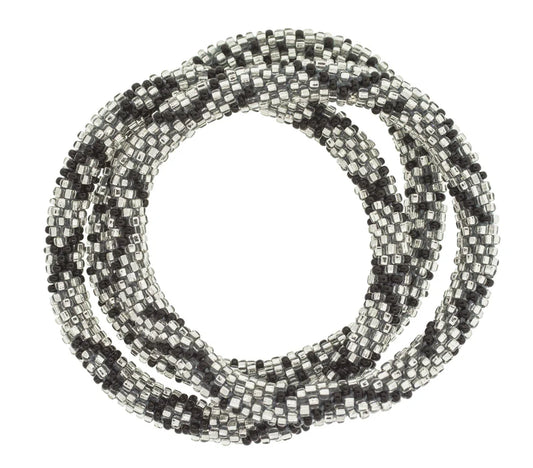 8 Inch Roll-On® Bracelets Platinum