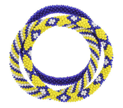 ROLL-ON® BRACELETS Yellow & Navy